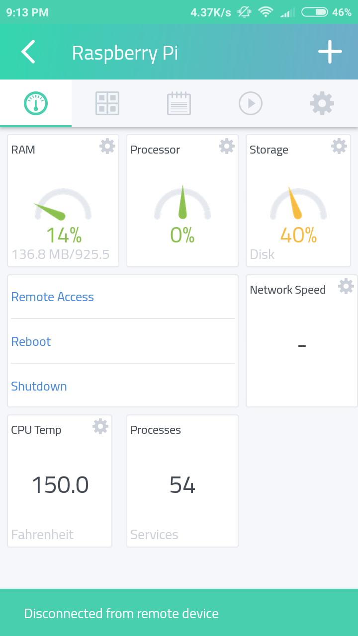 Device Dashboard